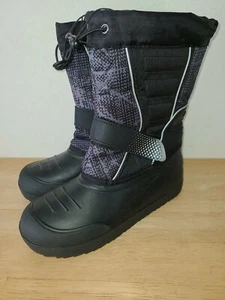 Botas Quest Talla 5 Negras/Grises Impermeables QCWBB006 - Imagen 1 de 3