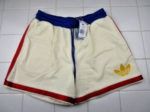 Adidas Originals OG Shorts Mesh Trefoil Red White Blue Basketball Men's Medium - Picture 1 of 3