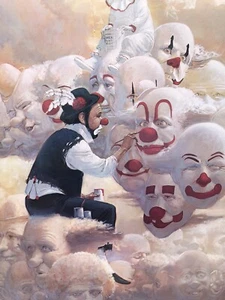 Robert Owen Large Clown Print - Bild 1 von 12