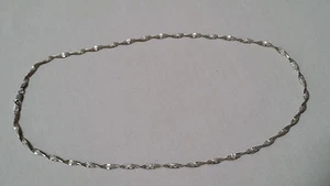 Collar Vintage Diseño Remolino Plata de Ley 925 Hecho en Italia - Imagen 1 de 9