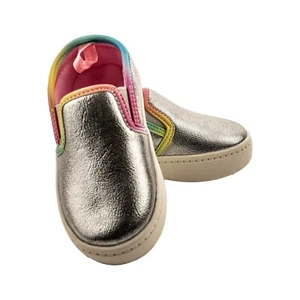Carter's Nettie Style kids Slip-on Shoes Multi-Color and Silver Metallic - Picture 1 of 5