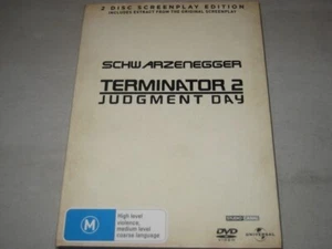 TERMINATOR 2 JUDGEMENT DAY 2 disc screenplay edition DVD R4 AS NEW - Picture 1 of 2