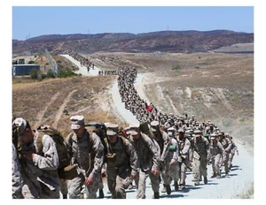 "Foto impresa 8x10 campamento base del cuerpo de marines campamento base en 8,5"" x 11" - Imagen 1 de 1