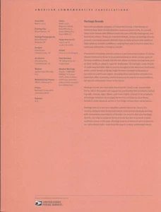 #2112 (55c} (Forever Stamp) Heritage Breeds #5583-#5592 Souvenirseite - Bild 1 von 2