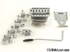 Fender Vintera II 70s Tele Deluxe Tremolo HARDWARE SET TREMOLO TUNERS JACK PLATE - Picture 1 of 1