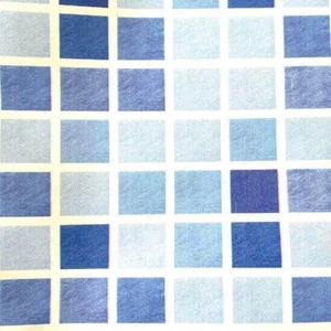 Liner mosaico Overlap ricambio per piscina ovale GRE 730x375 cm in PVC - Foto 1 di 4