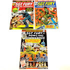 Sgt Fury and His Howling Commandos Lot (Marvel VG) #109 111 124 - Bronze Age War