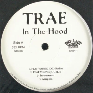 TRAE / YOUNG JOC / Z-RO "IN THE HOOD / NO HELP" 2006 VINYL 12" PROMO *SEALED* - Picture 1 of 2