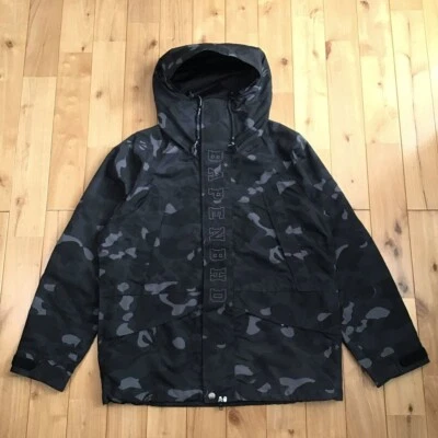 BAPE × NEIGHBORHOOD NBHD camo snowboard jacket A Bathing Ape Size L - Image 1 of 4