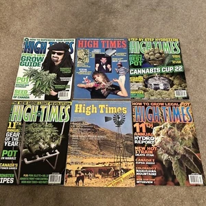 Vintage HIGH TIMES magazines 1-1978, 1-1979 2- 2009 & 2-2010 S Nicks, M. Jagger - Picture 1 of 13