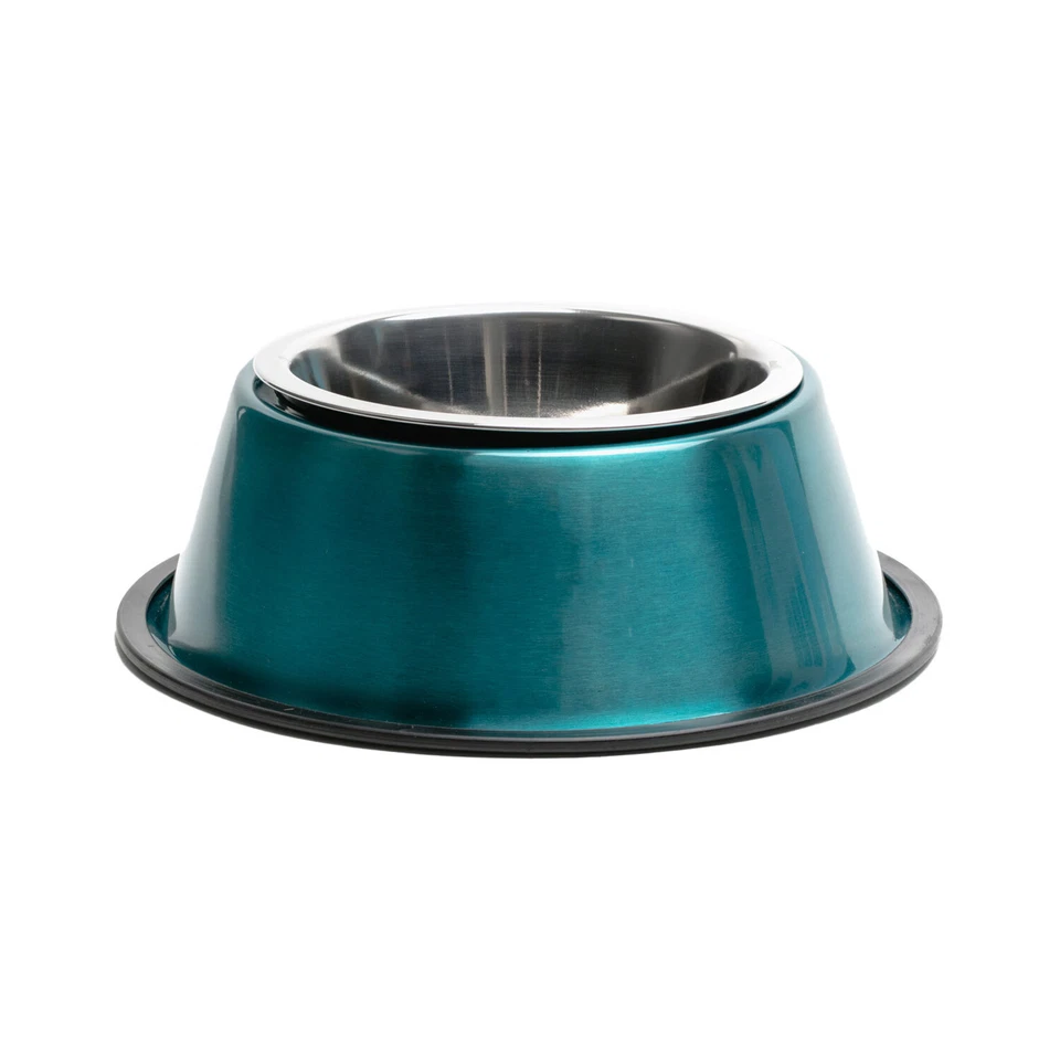 Aqpetfriends Ciotola In Acciaio Inox Rimovibile Con Supporto Antiscivolo - Immagine 1 di 1