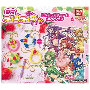Tokyo Mew Mew New Miniature Charm Capsule Toy 5 Types Full Comp Set Gacha Anime - Picture 1 of 12