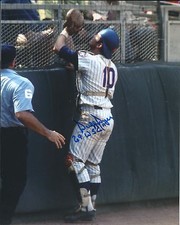 Signed  8x10 DUFFY DYER "69 WSC" New York Mets Autographed photo-COA 