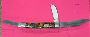 Pit Bull Stockman knife Butter and Molasses handles ? Handmade Solingen Germany - Picture 1 of 13