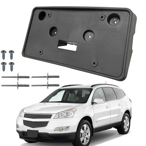 For 2009-2012 Chevrolet Traverse Front License Plate Frame Tag Holder Bracket - Picture 1 of 10