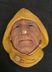 Vintage Bossons Chalkware 1965 Life Boatman Yellow Rain Slicker England - Bild 1 von 4