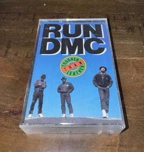 RUN DMC Tougher Than Leather 1988 Cassette Rap Hip Hop 1980s Music Vintage - Picture 1 of 2