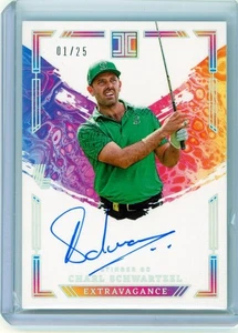 CHARL SCHWARTZEL 1/25 AUTO 2024-25 Panini Impeccable LIV Golf EA-CHL Stinger GC - Picture 1 of 2