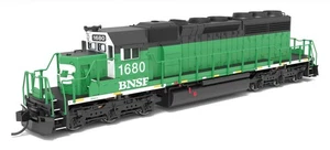 Broadway Limited ~ N Scale ~ EMD SD40-2 ~ BNSF 1686 ~ DC Version ~ 9483 - Picture 1 of 4