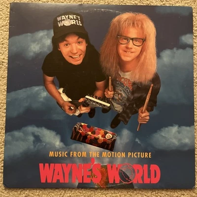 Wayne's World Soundtrack EX Vinyl LP Record US First Pressing 1992 W1-26805 CRC - Image 1 of 4