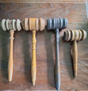Mazos de madera vintage - Lote de 4 - Imagen 1 de 4