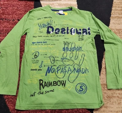 Desigual T-Shirt Boy's Multicolor Sz 11/12Years  Round Neck - Image 1 of 3