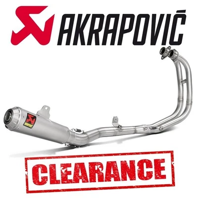 Yamaha YZF R3 MT03 2015-2021 Akrapovic GP Stainless De-CAT Race Exhaust System - Image 1 of 4