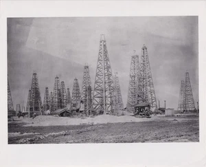 WELLS AT SPINDLETOP ÖLFELDER TEXAS * 1901 WILDCATTERS PETROLEUM FUELS Foto - Bild 1 von 2