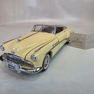 Franklin Mint 1949 Buick Roadmaster Cabrio Giallo 1:24 Bello Leggi - Foto 1 di 20