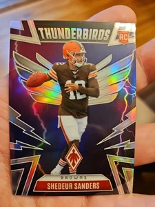 Shedeur Sanders 2025 Panini Phoenix Fútbol Thunderbirds RC Browns #13 - Imagen 1 de 5