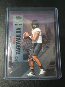 Taulia Tagovailoa - SkyBox Metal Universe Champions 2022 - Maryland, Seahawks - Picture 1 of 2