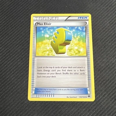 Max Elixir 102/122 XY Breakpoint Pokemon Card Trainer - Image 1 of 4