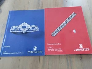 Collection of Two Christie’s Jewellery Auction Catalogues from 1993 - Imagen 1 de 1
