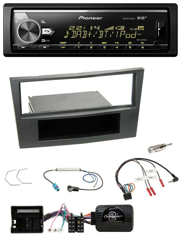 Pioneer Bluetooth USB DAB Lenkrad Autoradio für Opel Antara Astra H Zafira B cha - Bild 1 von 4