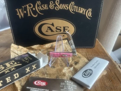 Case XX Lady Case Bubba Gum Pink Bone Standard Jig Tiny Trapper. Shepherd Hills - Image 1 of 4