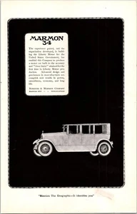 PRINT AD 1918 Nordyke Marmon 34 Liberty Motor Indianapolis 6.75 x 10 - Picture 1 of 3