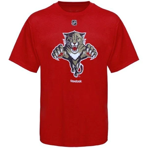 Florida Panthers Men's Reebok Primary Logo Tee Shirt Cover