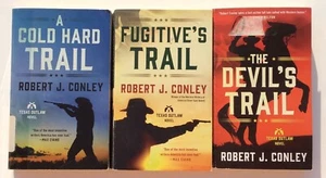 ROBERT J. CONLEY Lot of 3 TEXAS OUTLAW western series pb COMPLETE - Picture 1 of 6