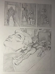 EARL NOREM COMIC BOOK ART layout pagina storyboard originale SERIE SCONOSCIUTA X1 - Foto 1 di 4