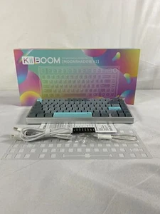 KiiBOOM Moonshadow V2 Multicolor Bluetooth Hot-Swappable Mechanical Keyboard - Picture 1 of 12