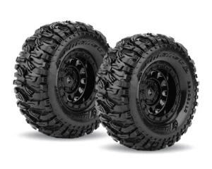 LOUISE CR-MALLET 1.0 Super Soft Mini Crawler Reifen auf schwarzer Felge ... - Bild 1 von 1