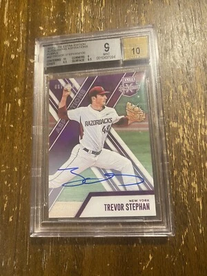 2017 Trevor Stephan Auto 10 Rookie Card Elite Sgc 9 /100  Arkansas Yankees - Image 1 of 2
