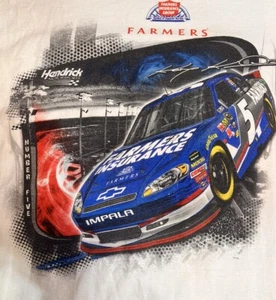 Kasey Kahne T-shirt NASCAR Racing #5 L Print Chase Authentics 2012 Double Side - Picture 1 of 6