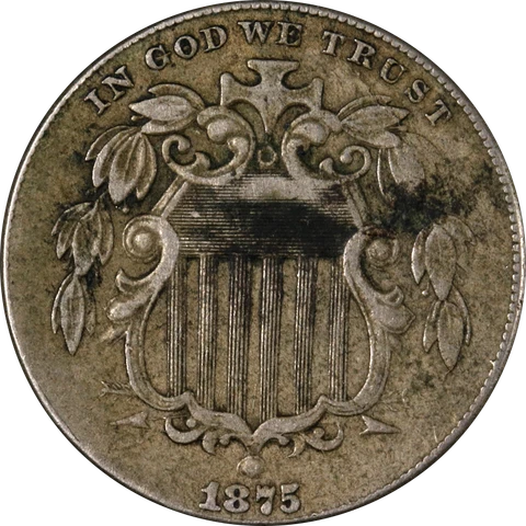 1875 Shield Nickel Great Deals From The Executive Coin Company Cover