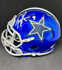 DALLAS COWBOYS TONY ROMO SIGNED HELMET MINI JSA COA AUTOGRAPH FUTURE HOF - Picture 1 of 2