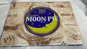 MOON PIE Cake vtg Retro Tempered Glass CUTTING BOARD NEW Kitchen Sandwich - Picture 1 of 3