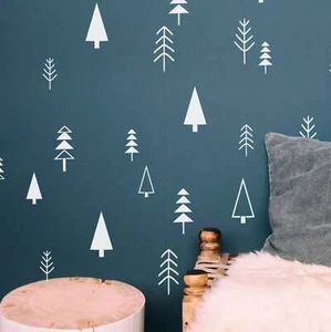 Juego de 12 plantillas de árbol nórdico Dizzy Duck - decoración artesanal de ventana hágalo usted mismo reutilizable de Navidad - Imagen 1 de 4