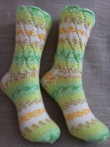 Hand knitted socks - Picture 1 of 2