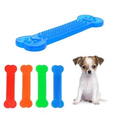Dog Chew Toys Rubber Bone Toy Dog Toothbrush Doggy Puppy Dental Care Accessories