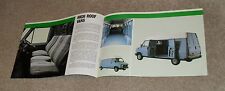 Peugeot Talbot Express Van & Chassis Cab Brochure 1986